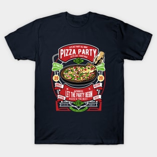 Pizza Party Theme T-Shirt